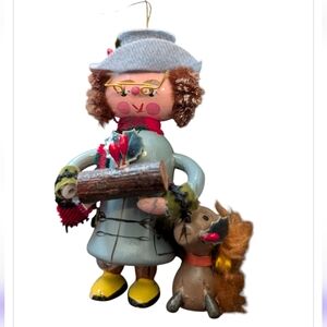 1980 Sears Christmas Around The‎ World Wood Ornament